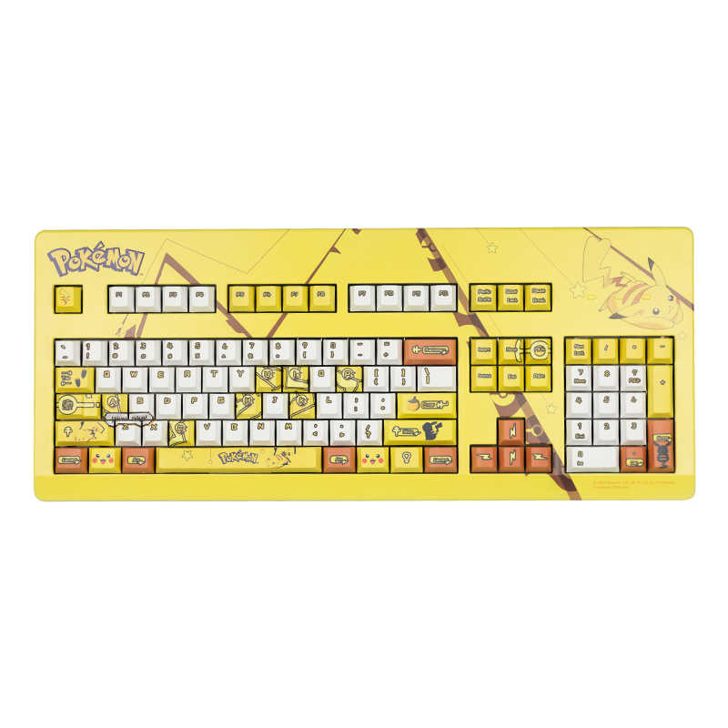 樱桃G80-3000宝可梦机械键盘，送男朋友梦皮卡丘礼物