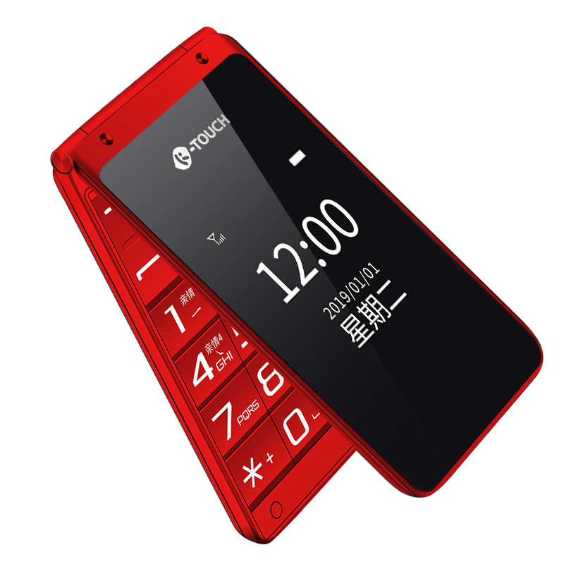 天语 双屏翻盖 手机