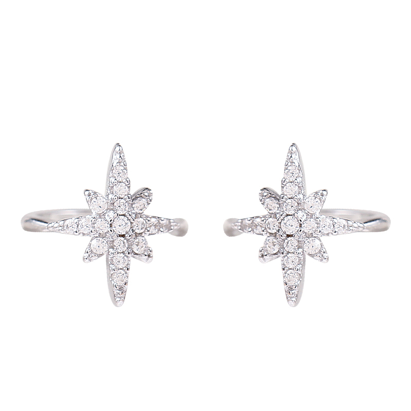 WF 六芒星耳饰