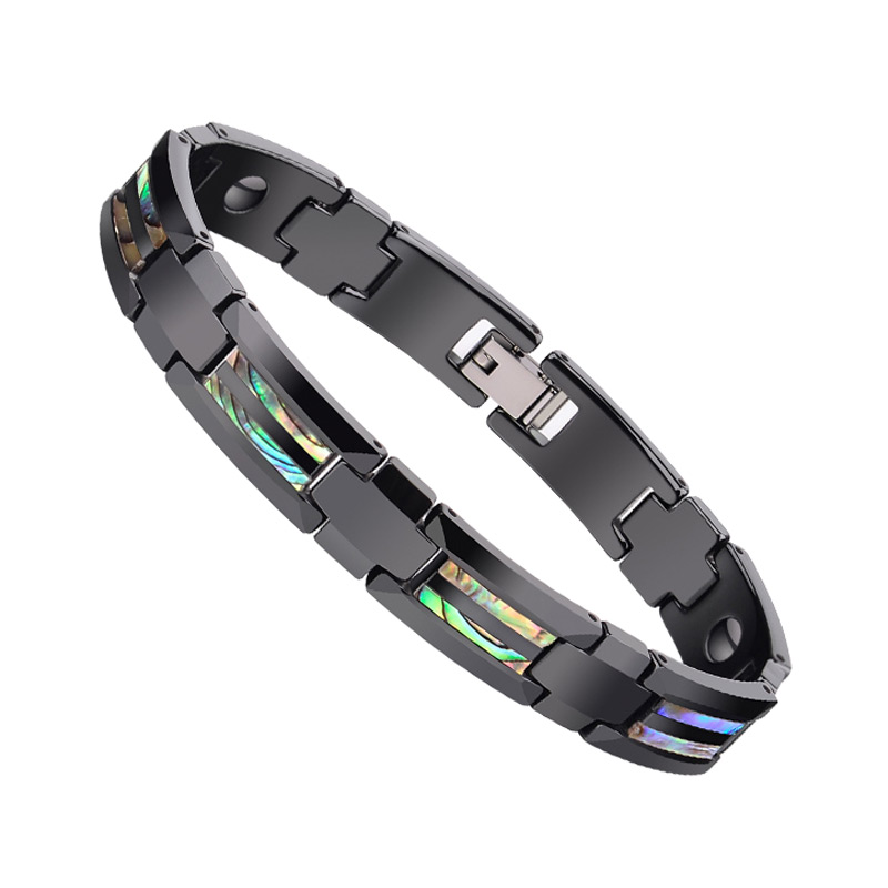 飒雅 天然彩贝手链