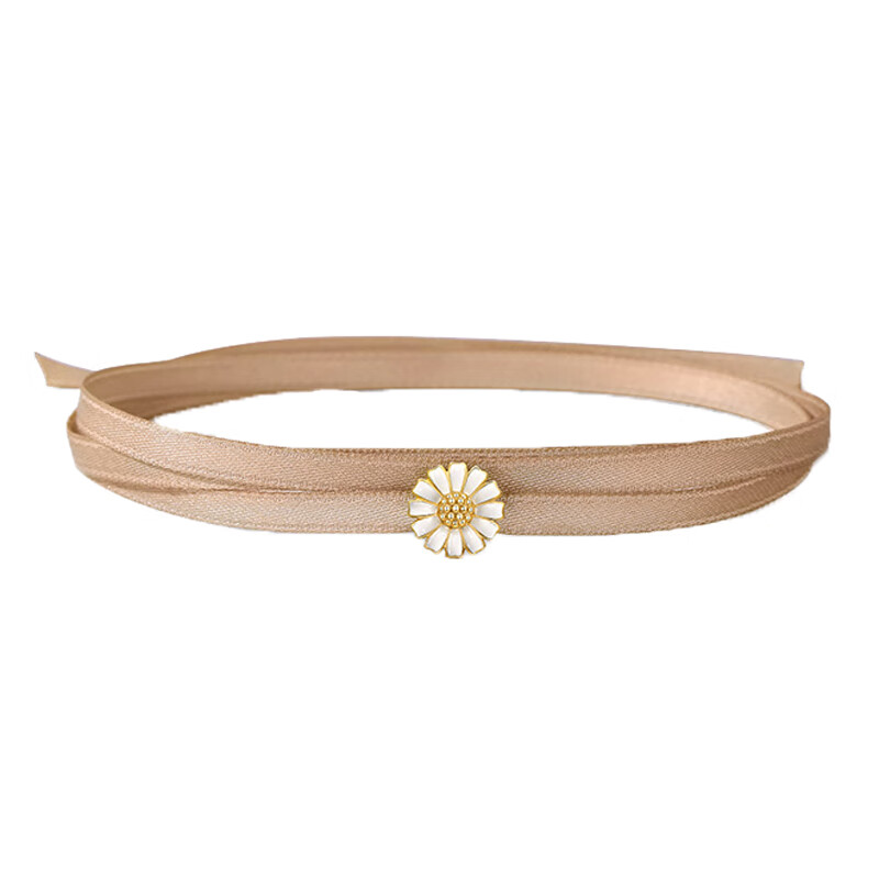 T400 雏菊丝带颈链