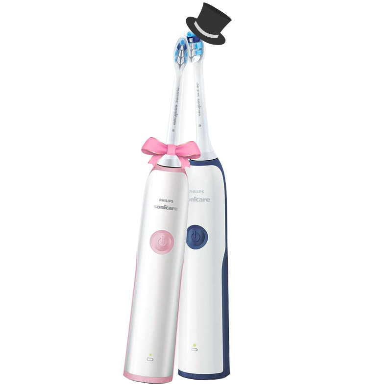 飞利浦 流动洁力情侣电动牙刷