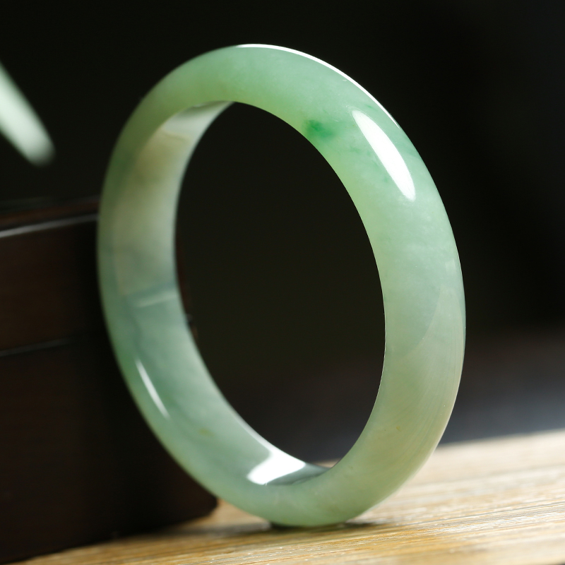 净心石 冰透玉石翡翠手镯