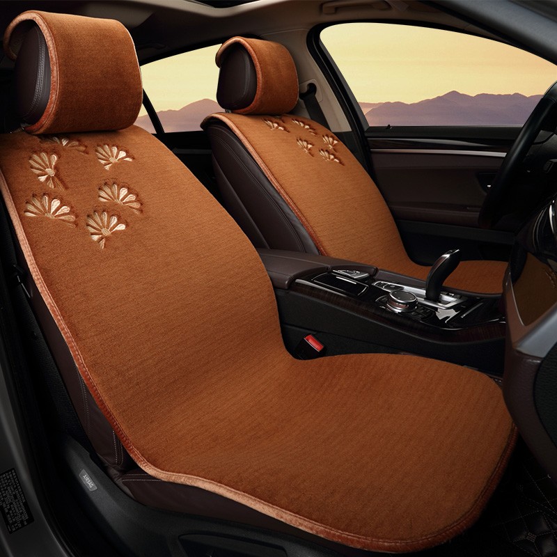 恒源祥 羊毛短毛保暖坐垫套