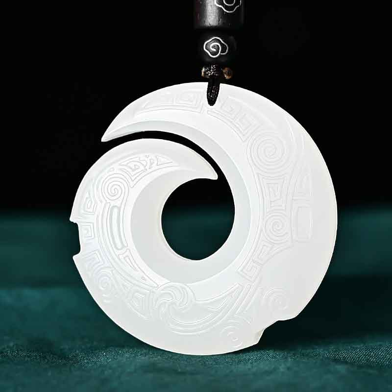 艺铂缘 乾坤扭转翡翠吊坠