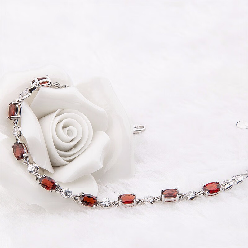 森贝 闪耀夺目石榴石手链