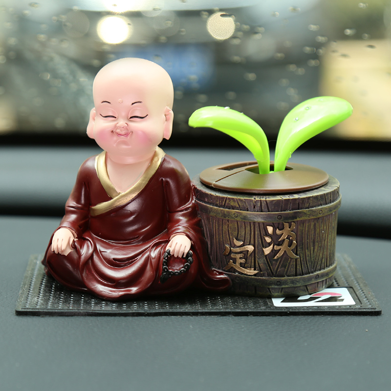 品尚驭族 新款小和尚车载摆件