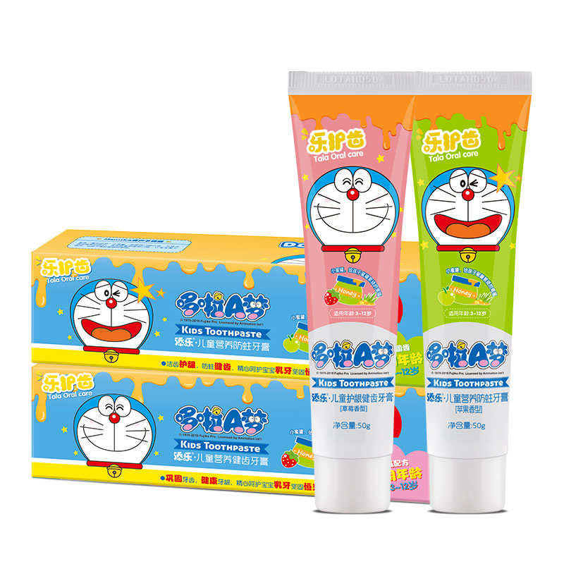 添乐 哆啦A梦儿童牙膏