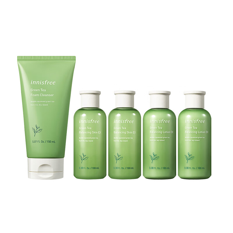 悦诗风吟绿茶精萃补水保湿套装