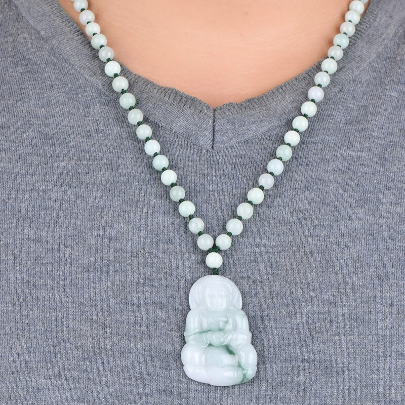 千载一玉 冰底 翡翠吊坠