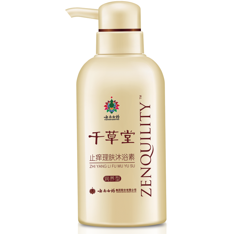 云南白药 千草堂止痒理肤沐浴露