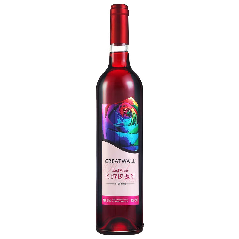 长城 玫瑰红甜型葡萄酒