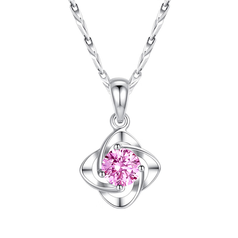 唯一 四叶草足银项链