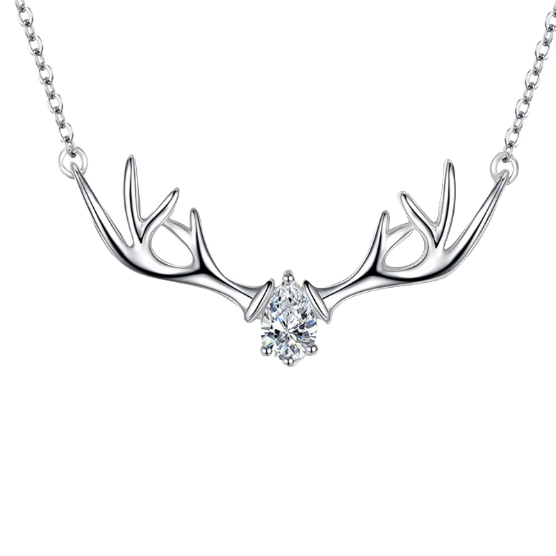 简丹 小鹿角 项链