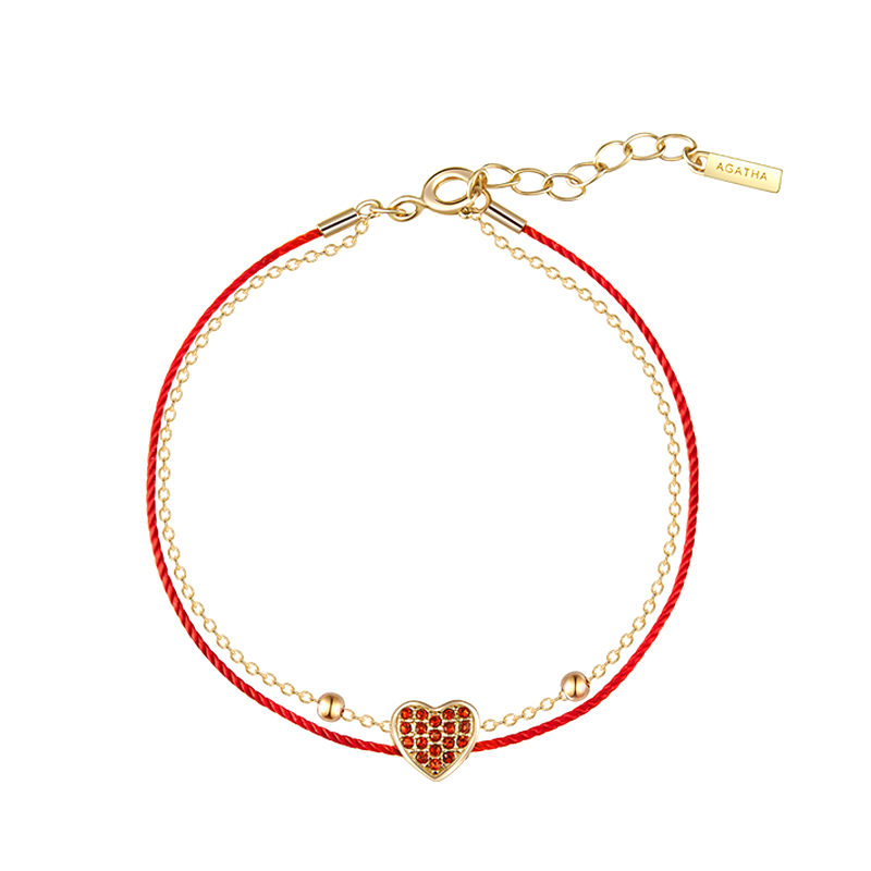 AGATHA 爱心 手链