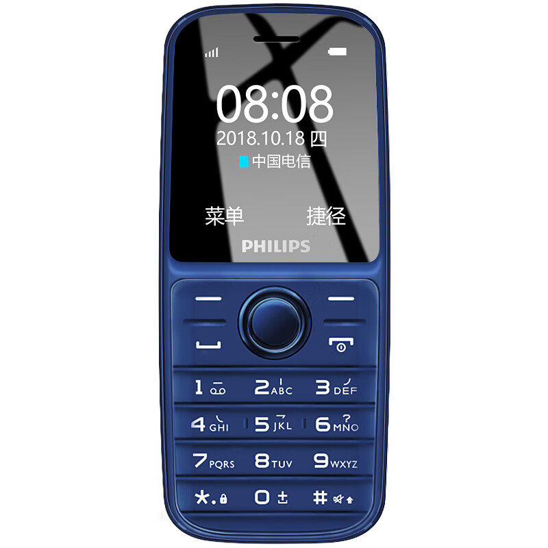 飞利浦E109C 防尘老人机