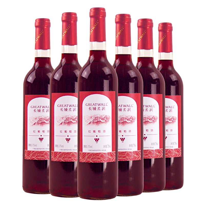 长城 柔润红甜型葡萄酒