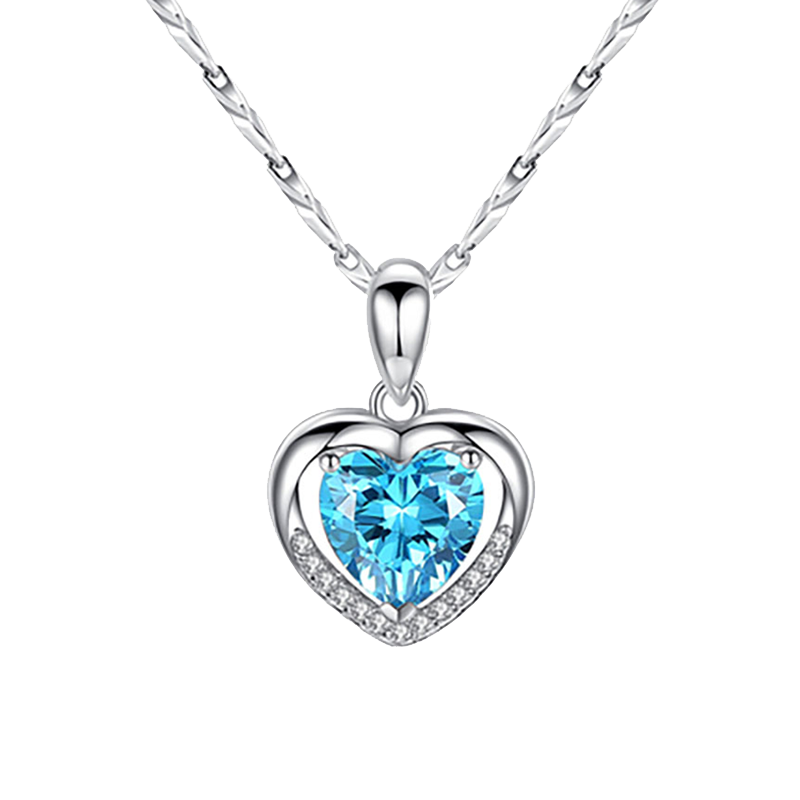 圣雅罗 纯银锆石 项链