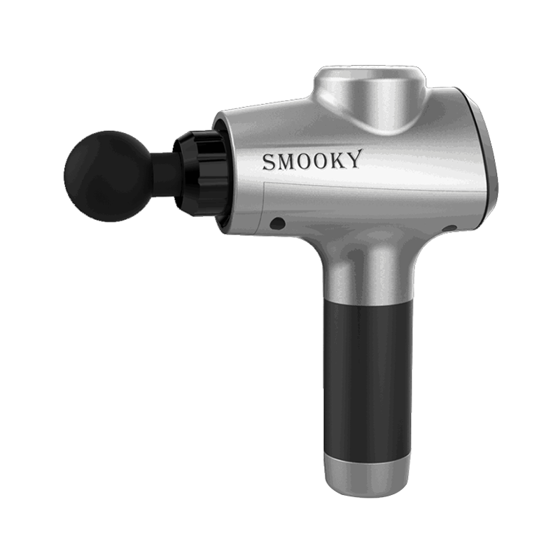 SMOOKY 按键银色筋膜枪