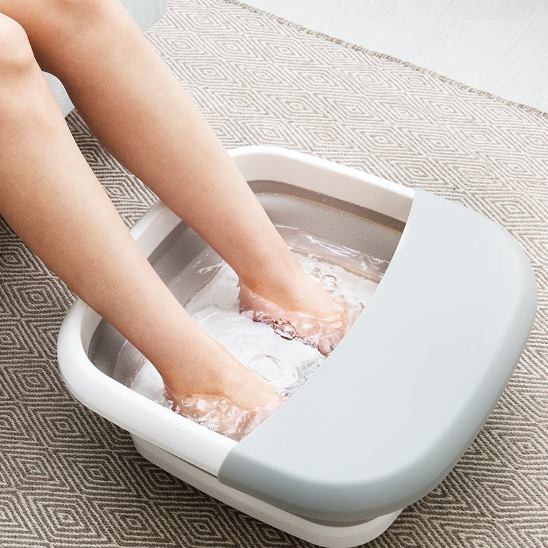 京东京造 折叠保温按摩足浴盆