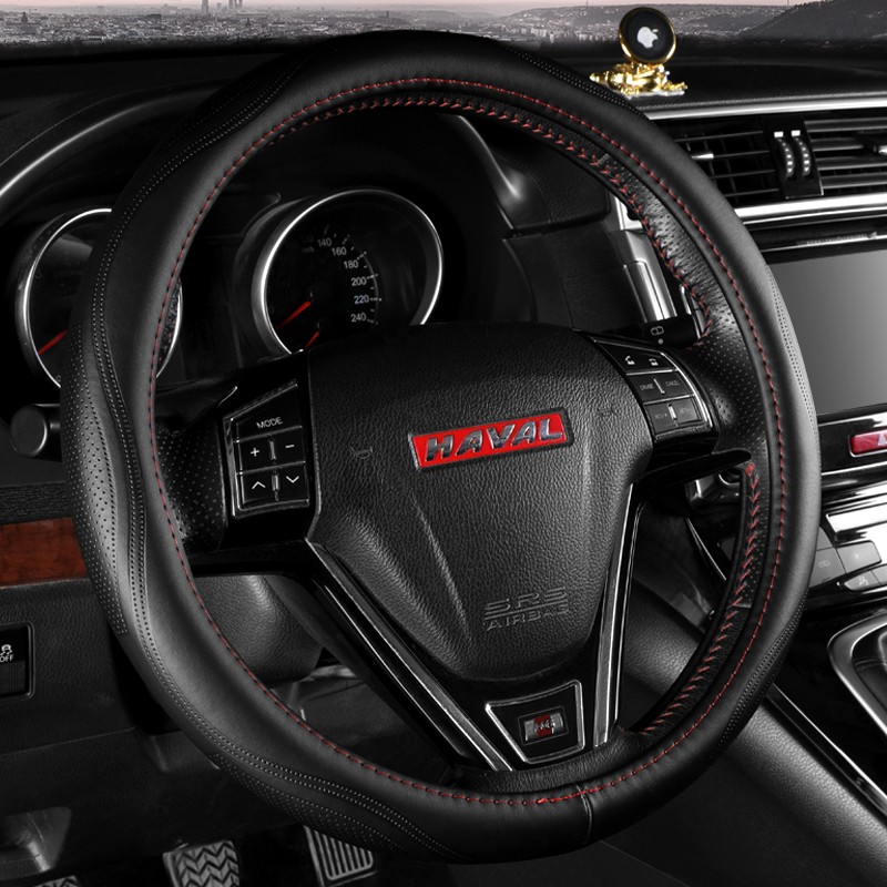 卓森 环保牛皮 方向盘套