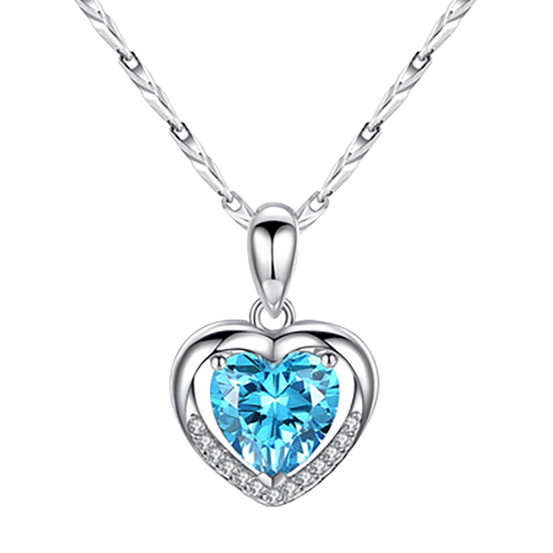 圣雅罗 爱心吊坠 项链