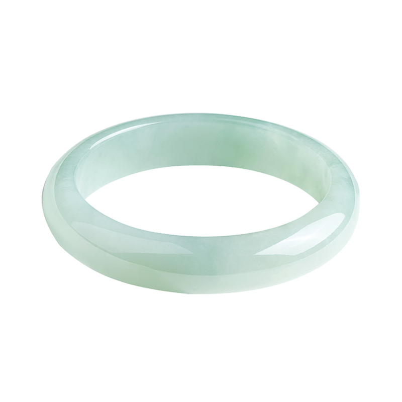 碧玉尊 飘绿翡翠手镯