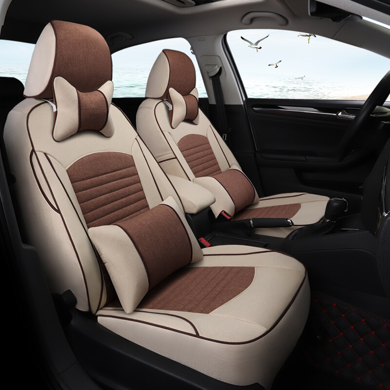 小喜鹊 亚麻布艺 通用座椅