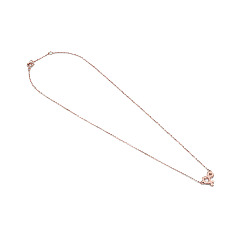 CK欧美金属链条锁扣女士项链