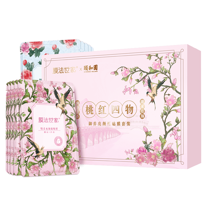膜法世家 桃红四物御养亮颜面膜