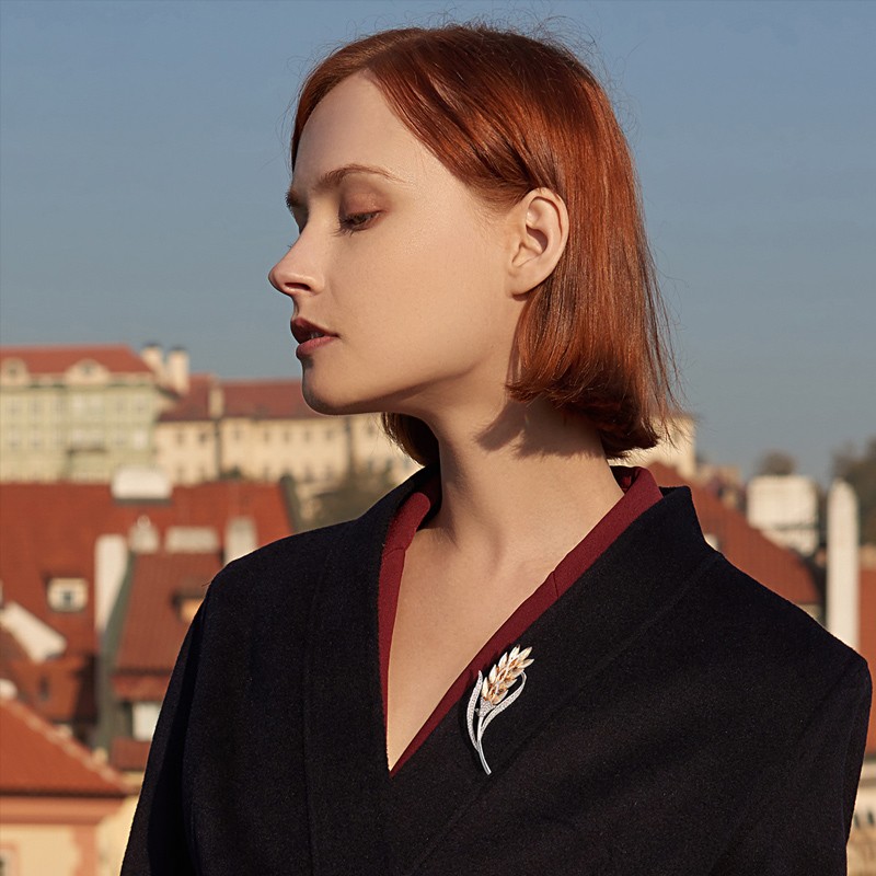 Eternelle 麦穗胸针