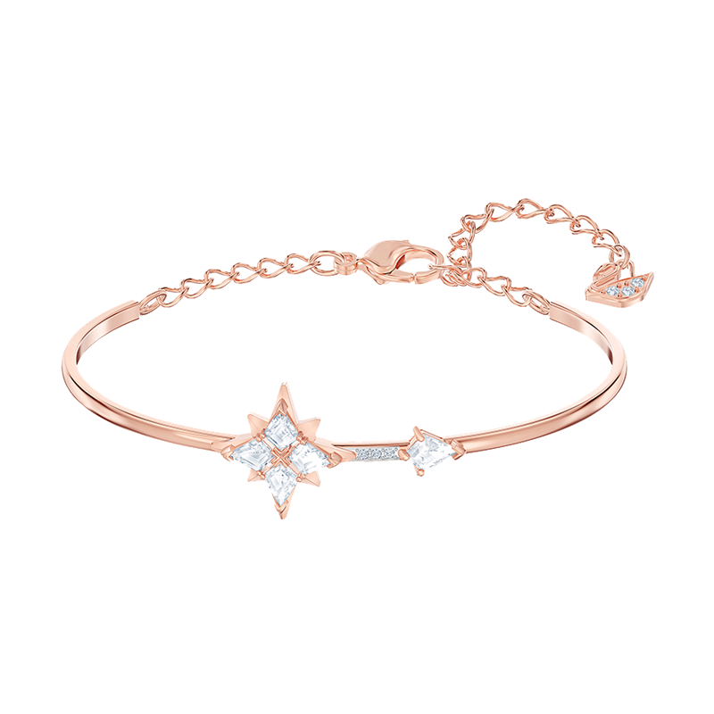 施华洛世奇 多棱角雪花手链