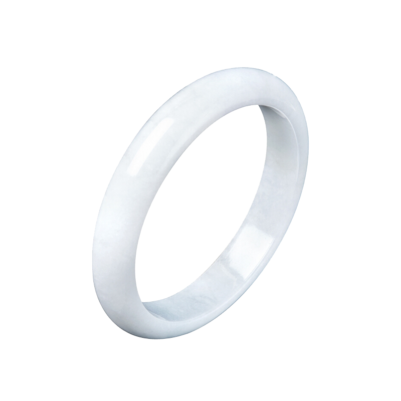 周大福 均匀飘花翡翠手镯