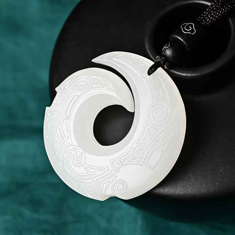 艺铂缘 亮泽和田玉吊坠