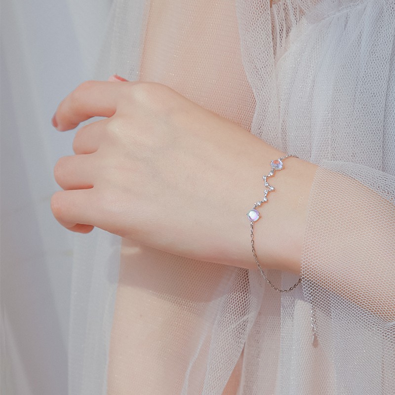 曼蒂娅 个性纯银ins风手链