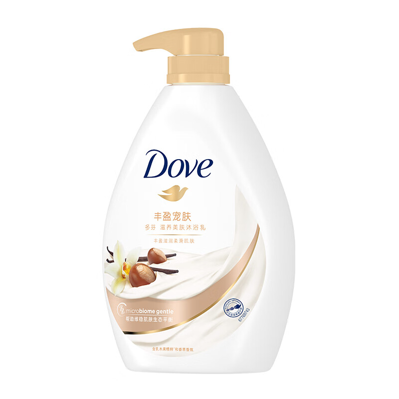 多芬 乳木果和香草沐浴露
