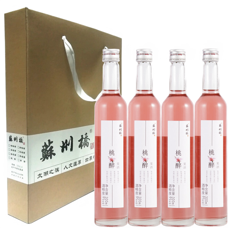 苏州桥 低度桃花醉果酒