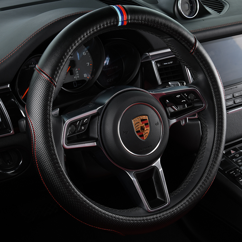 微尚 真皮方向盘套