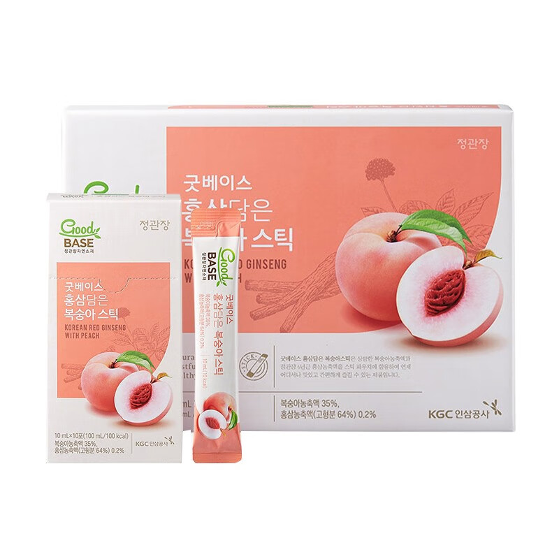 正官庄 高丽参水蜜桃 浓缩饮