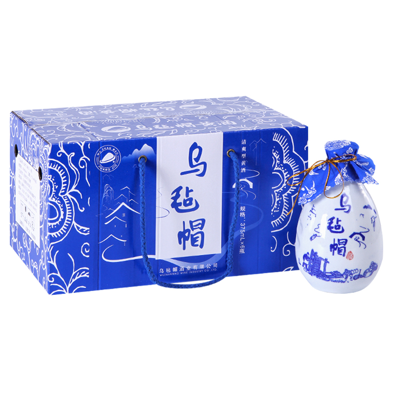 乌毡帽 精美瓶身包装黄酒