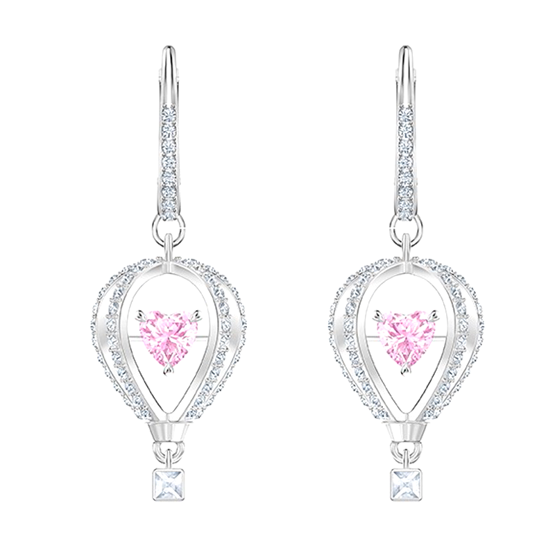 施华洛世奇 粉爱气球耳饰