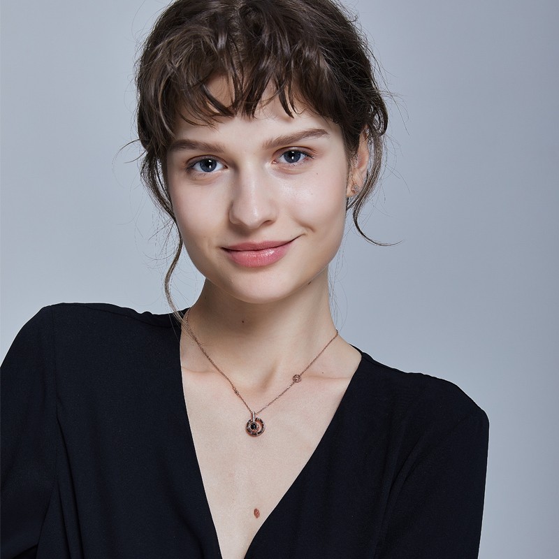 茗琳 时尚精美圆环项链