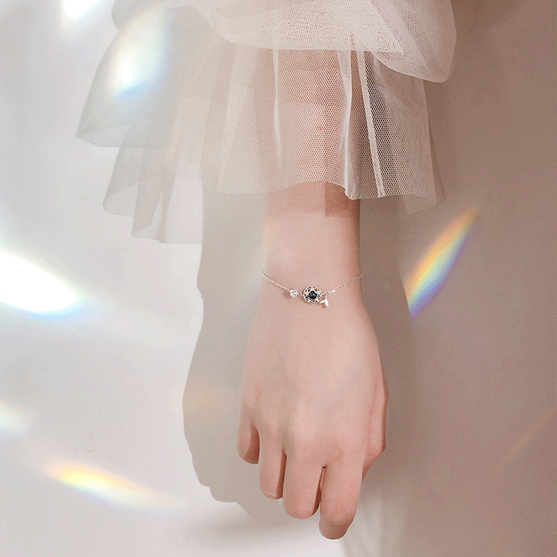 晓色 925银星芒手链