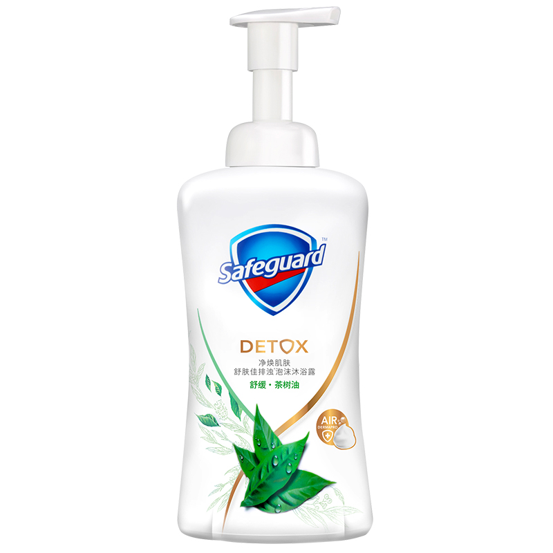 舒肤佳 茶树油排浊小气泡沐浴露