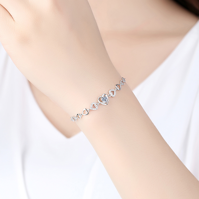 卡诗诺 轻奢白钻手链