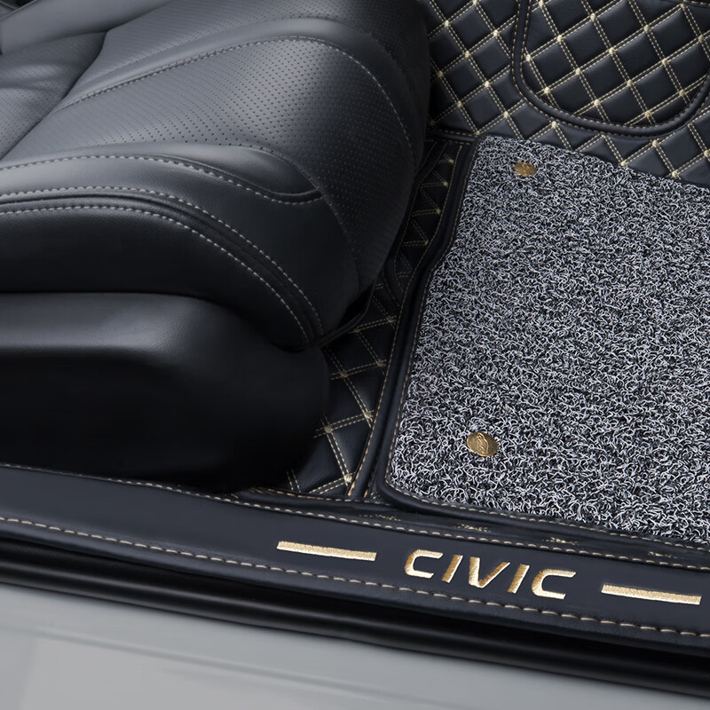 指南针适用于本田十代思域脚垫