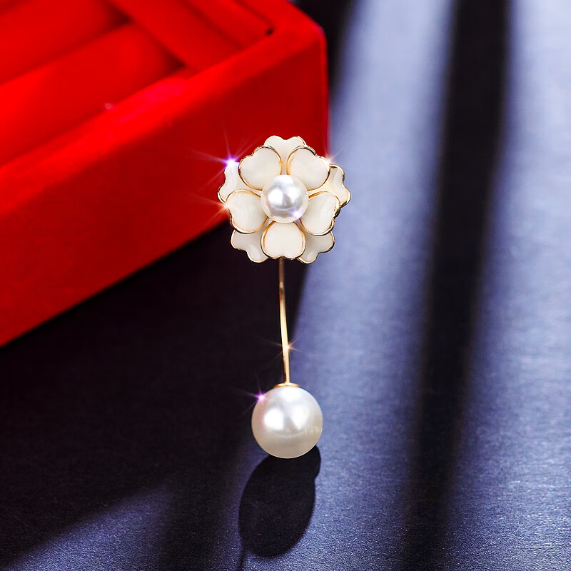 SENDME山茶花胸针