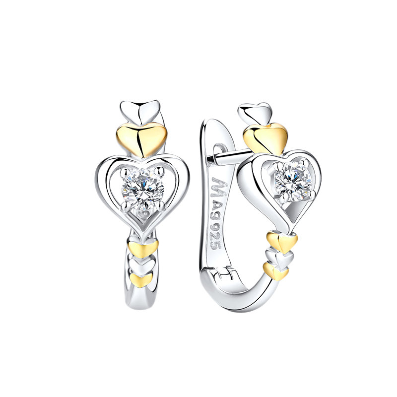 MyMiss 银镀铂金耳饰