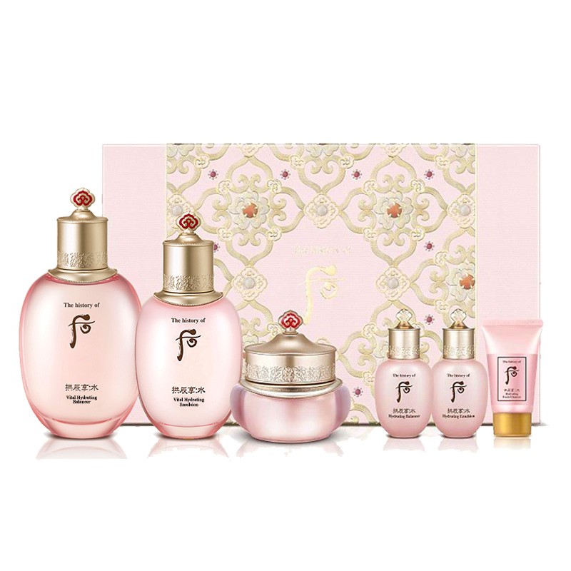 whoo 膏状面霜护肤套装