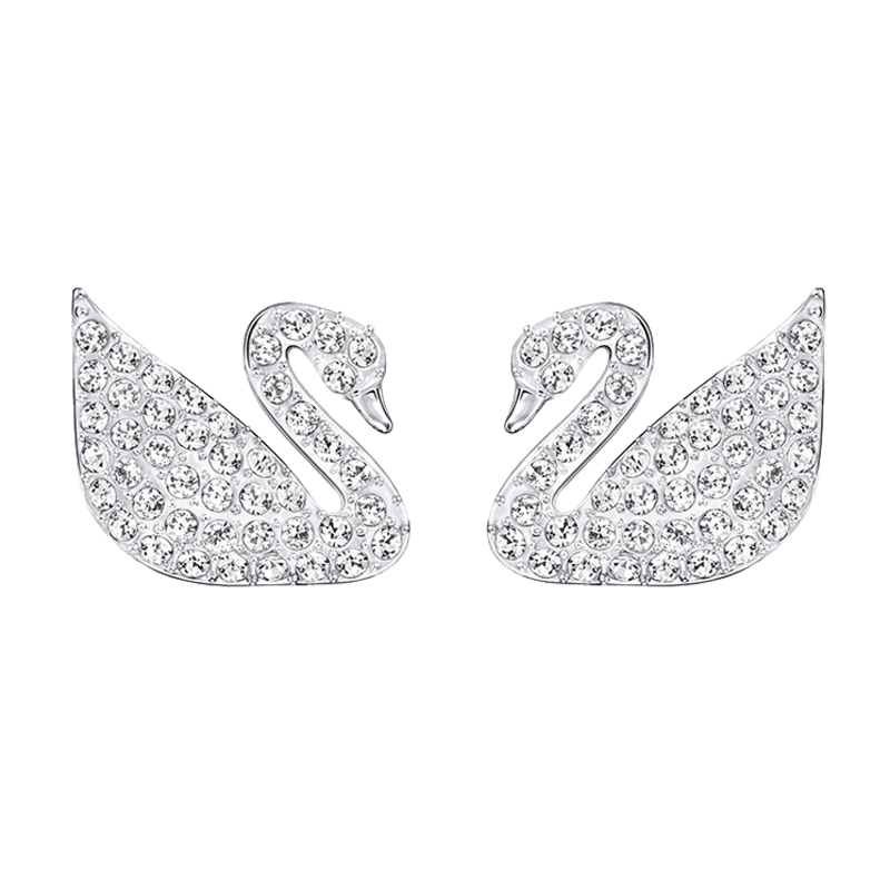 施华洛世奇 天鹅造型耳饰